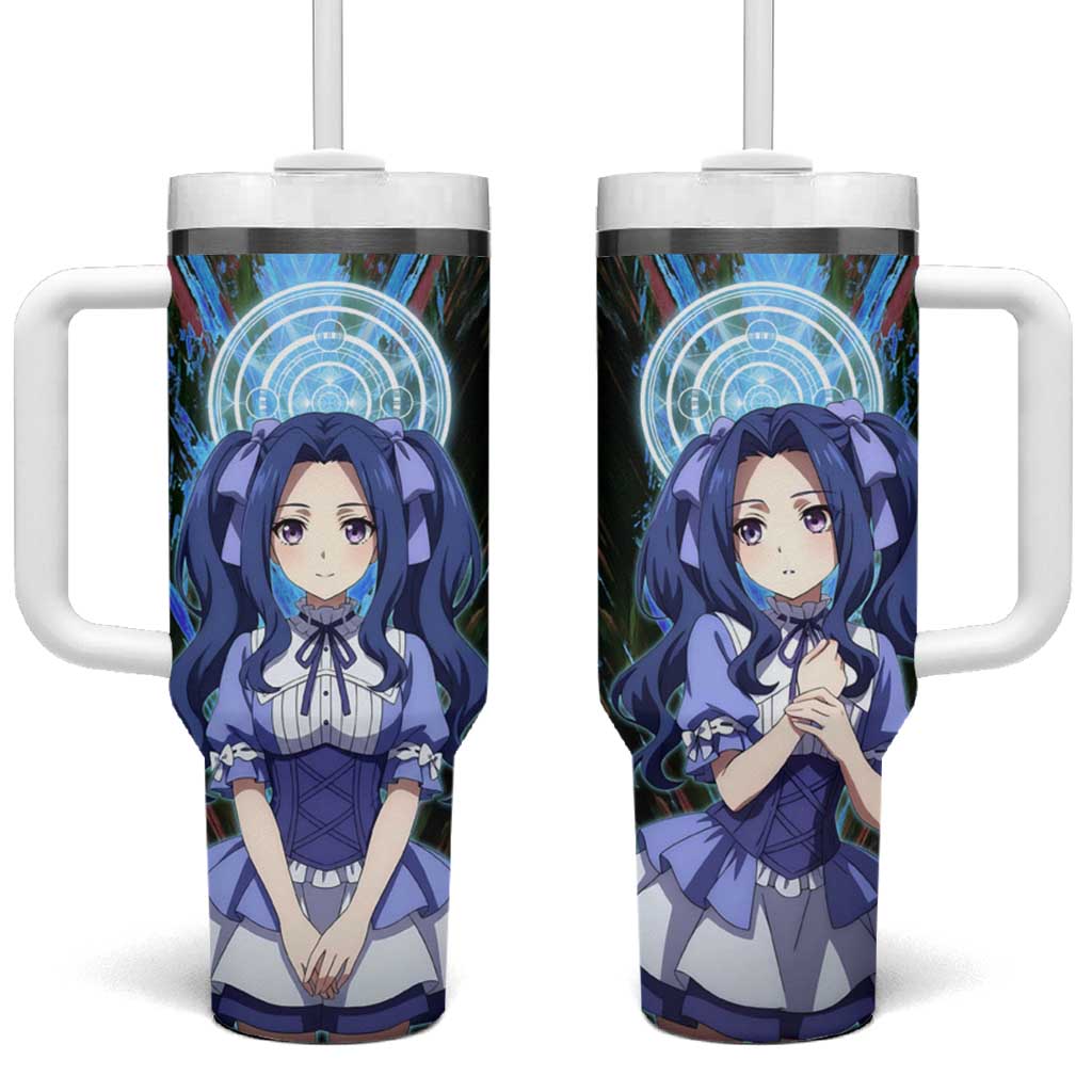 Melty Q Melromarc The Rising of the Shield Hero Tumbler With Handle with Royal Attire and Magical Circle Background TS04