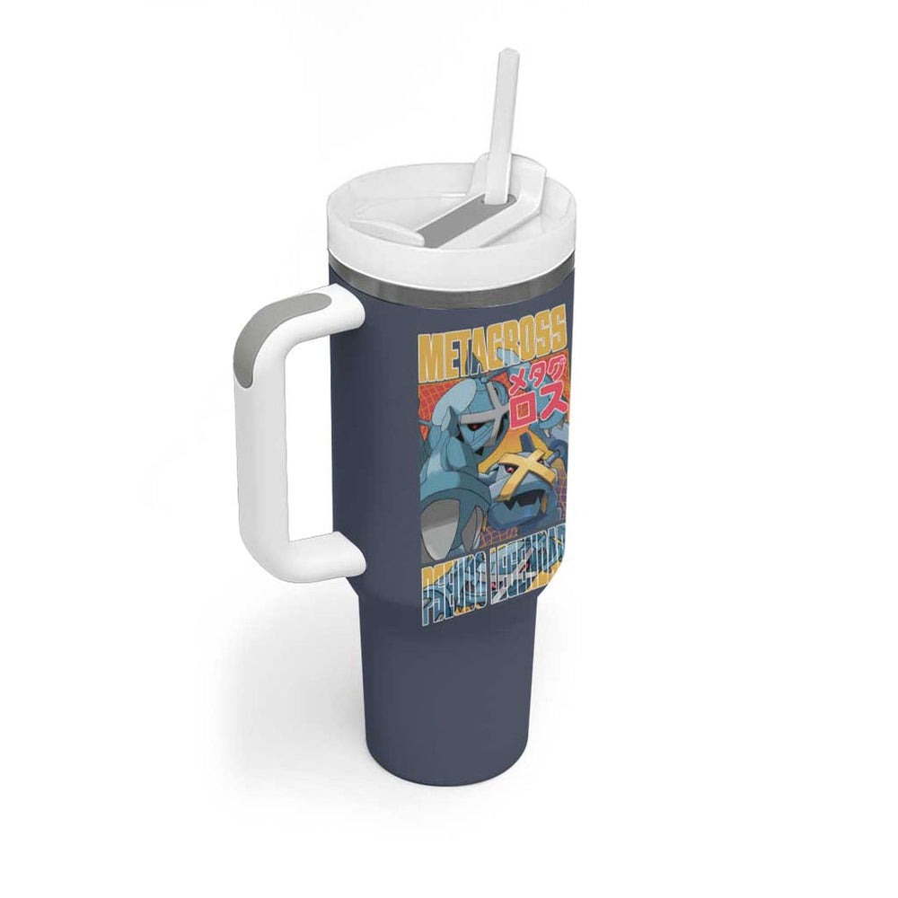 Metagross Poke Tumbler With Handle Anime Style TS04 Metagross Poke Tumbler With Handle Anime Style TS04