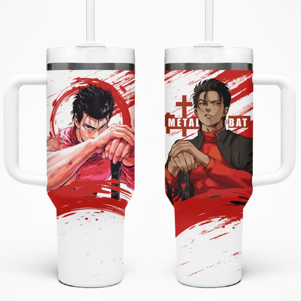 Metal Bat Tumbler With Handle One Punch Man TS04 Metal Bat Tumbler With Handle One Punch Man TS04