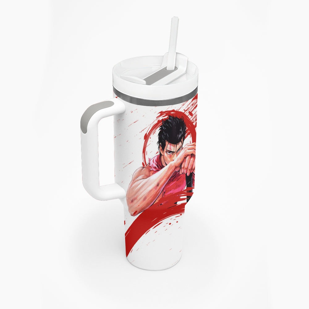 Metal Bat Tumbler With Handle One Punch Man TS04 Metal Bat Tumbler With Handle One Punch Man TS04