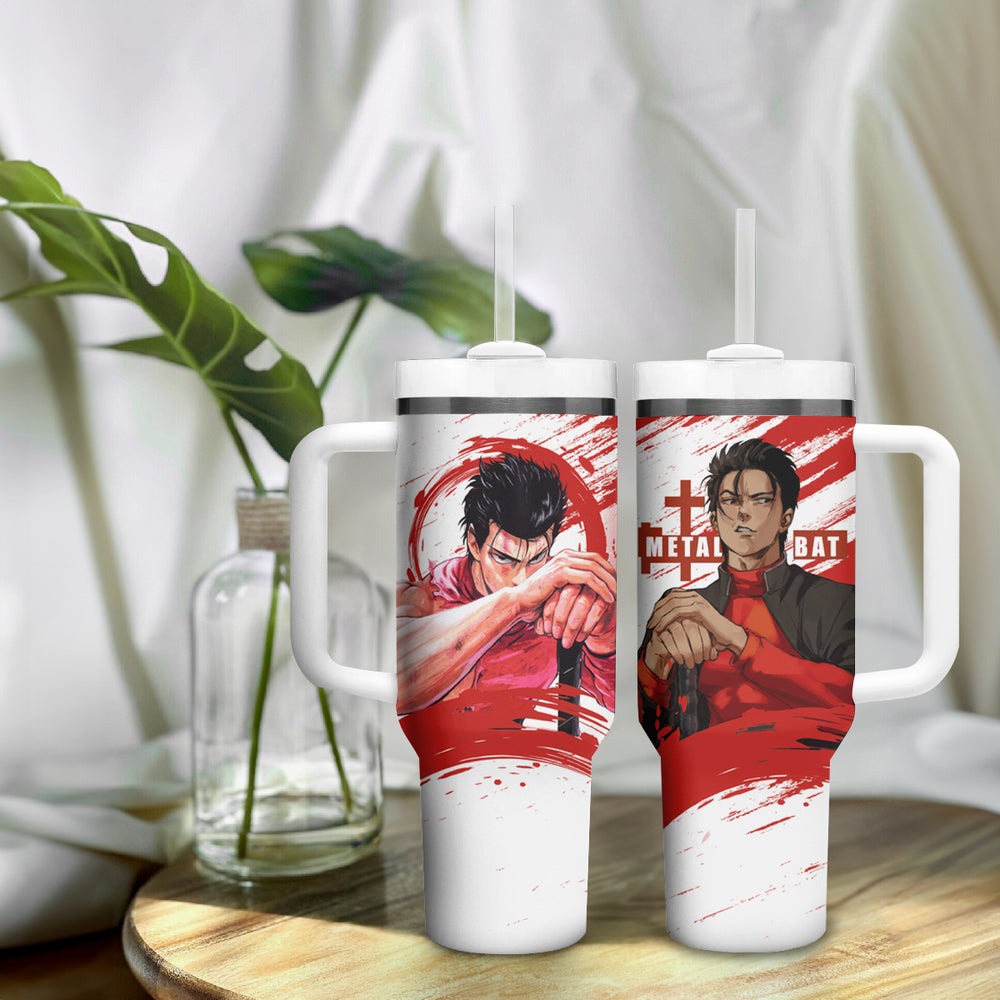 Metal Bat Tumbler With Handle One Punch Man TS04 Metal Bat Tumbler With Handle One Punch Man TS04