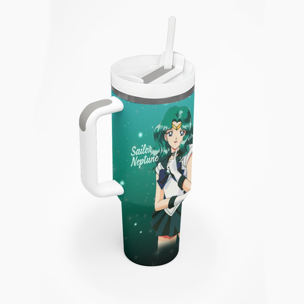 Michiru Kaioh Tumbler With Handle Sailor Neptune Sailor Moon Anime TS04 Michiru Kaioh Tumbler With Handle Sailor Neptune Sailor Moon Anime TS04