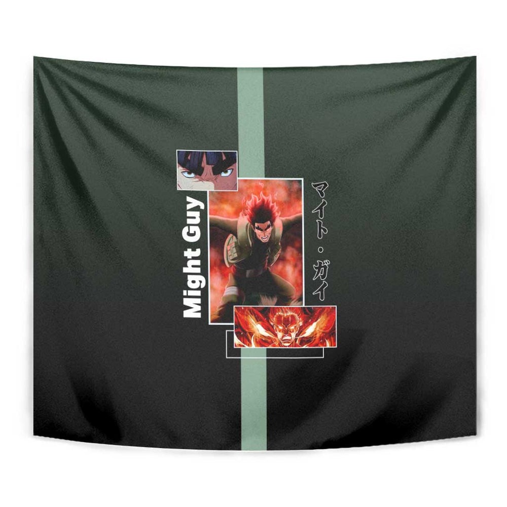 Might Guy - Naruto Tapestry Anime Mix Manga Style TS04 Might Guy - Naruto Tapestry Anime Mix Manga Style TS04