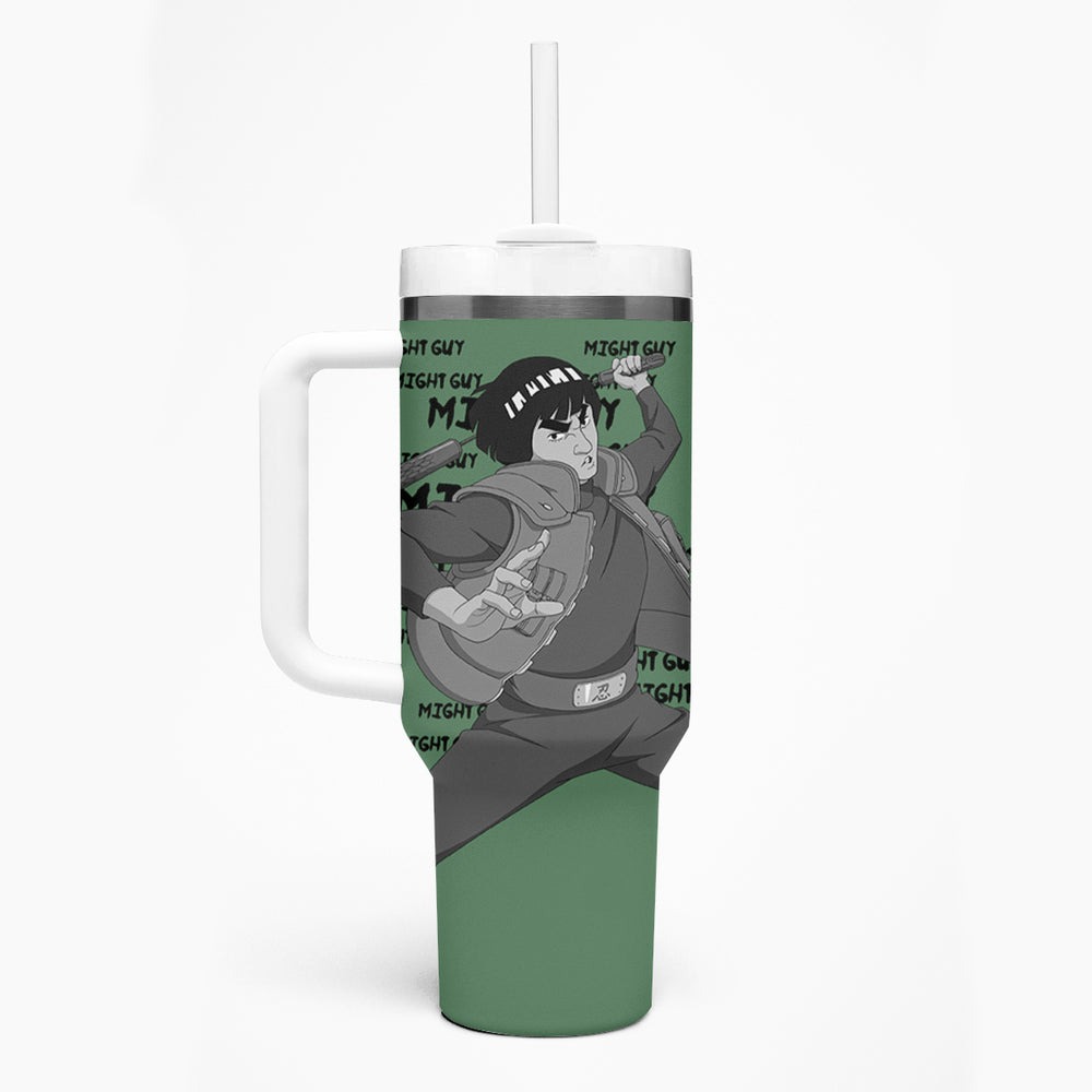 Might Guy Tumbler With Handle Style Manga TS04 Might Guy Tumbler With Handle Style Manga TS04