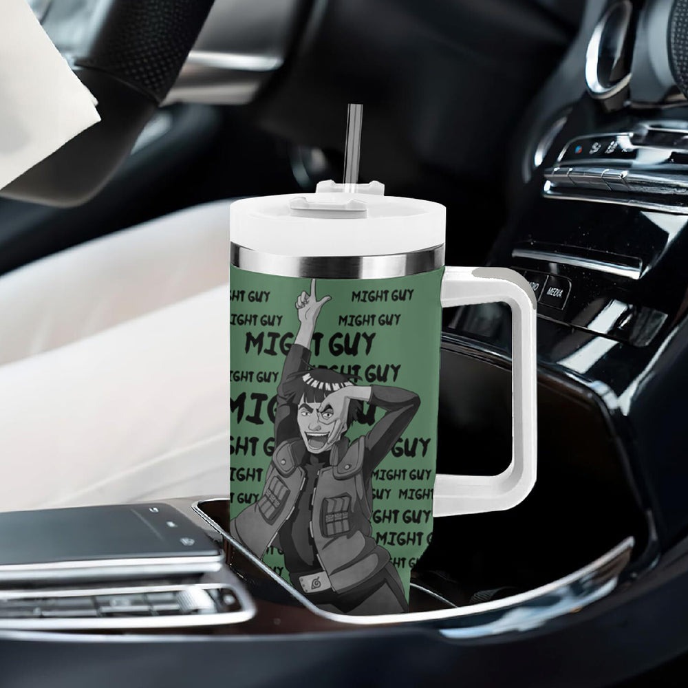 Might Guy Tumbler With Handle Style Manga TS04 Might Guy Tumbler With Handle Style Manga TS04