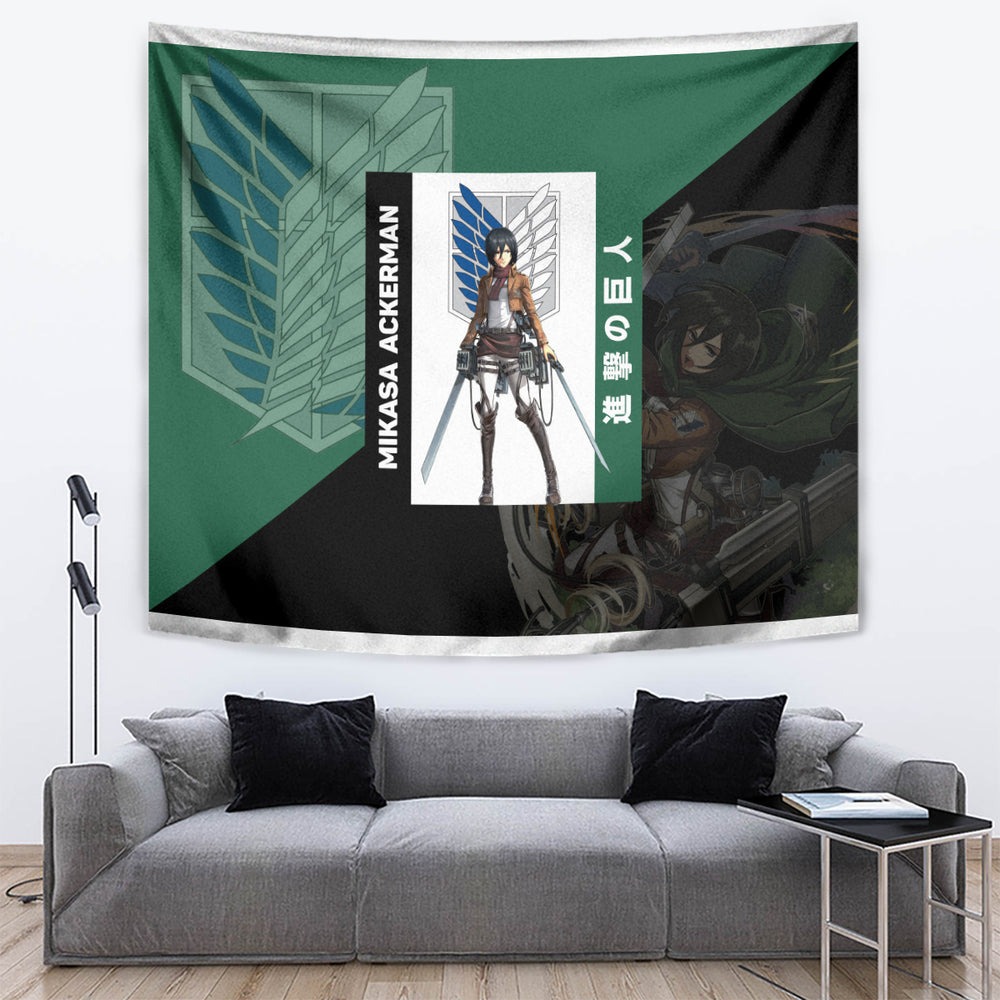 Mikasa Ackerman Tapestry TS04 Mikasa Ackerman Tapestry TS04