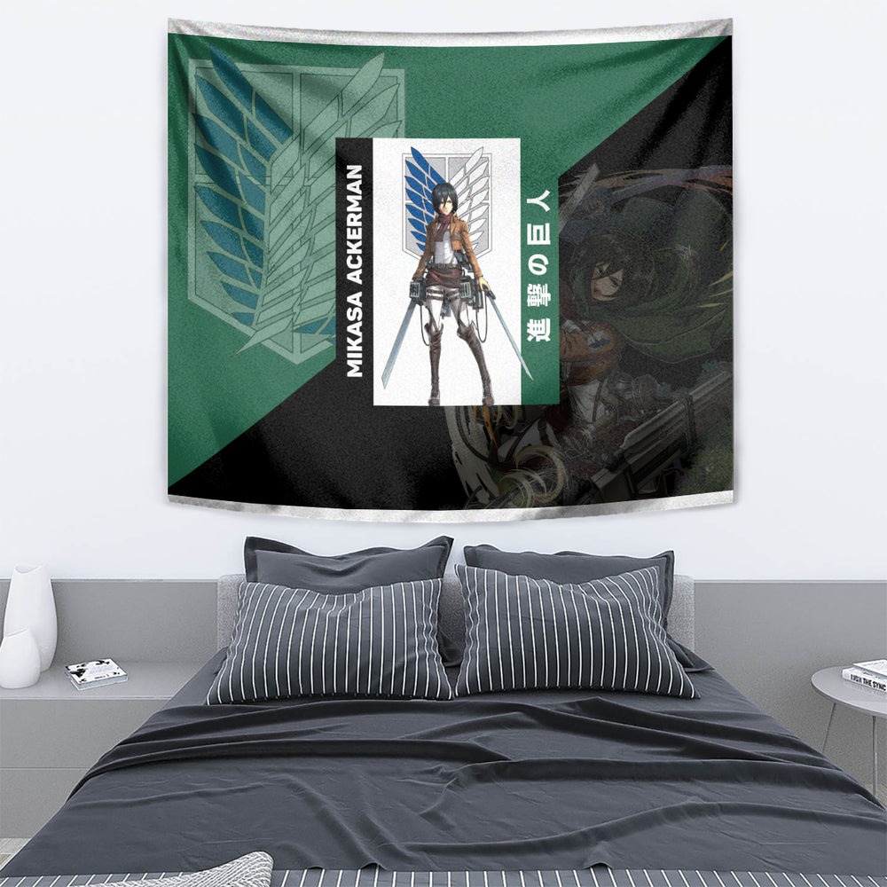 Mikasa Ackerman Tapestry TS04 Mikasa Ackerman Tapestry TS04