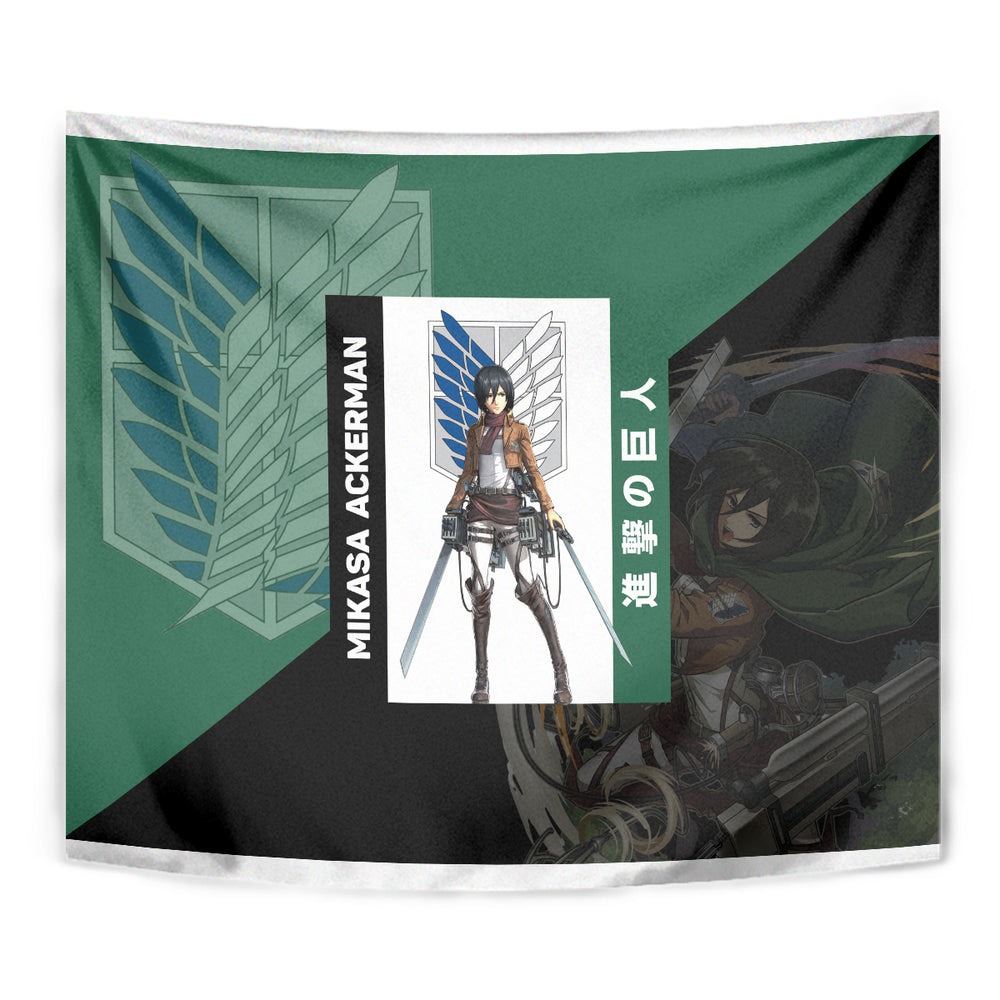 Mikasa Ackerman Tapestry TS04 Mikasa Ackerman Tapestry TS04