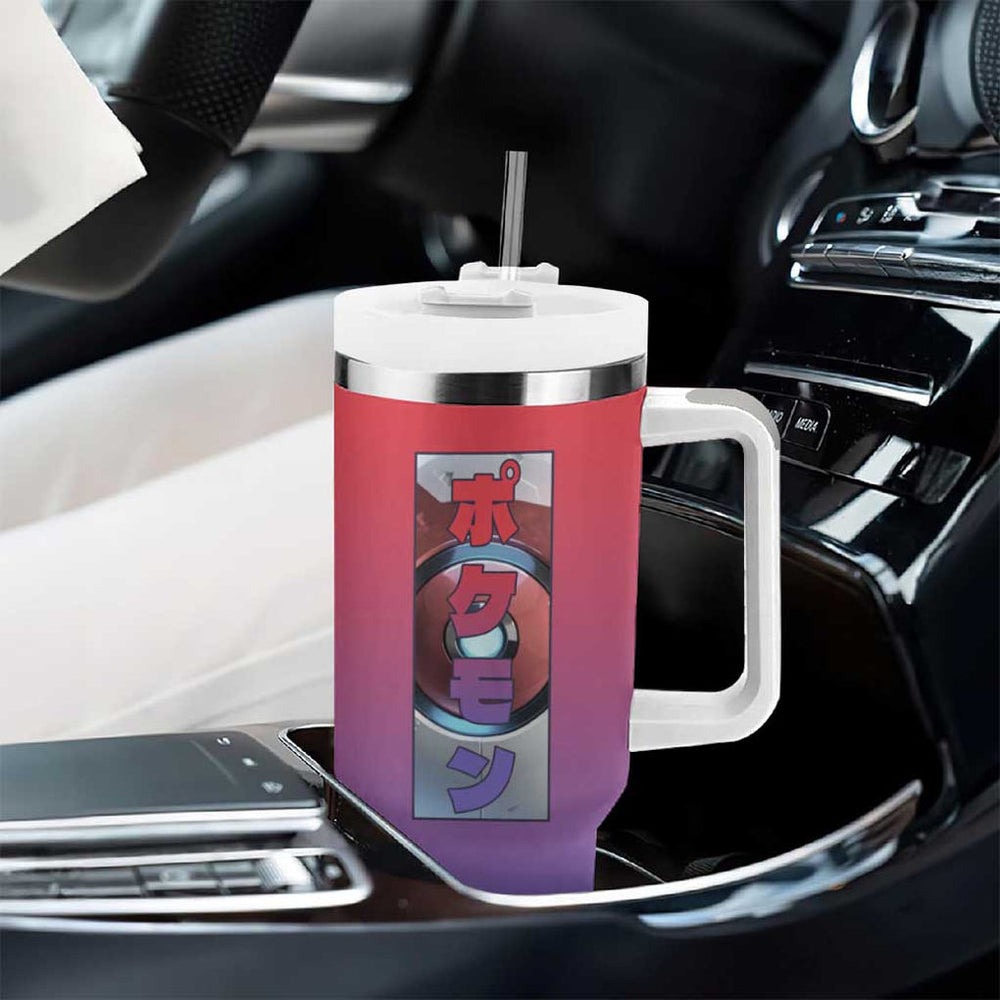 Milotic Poke Tumbler With Handle Anime Style TS04 Milotic Poke Tumbler With Handle Anime Style TS04