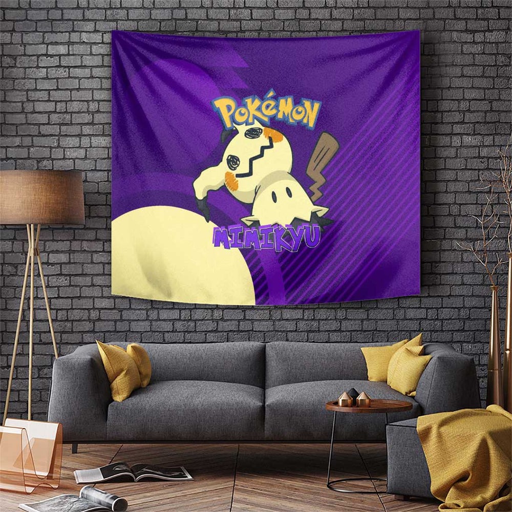 Mimikyu Poké Tapestry Spooky Scribble Shadow Style TS04 Mimikyu Poké Tapestry Spooky Scribble Shadow Style TS04
