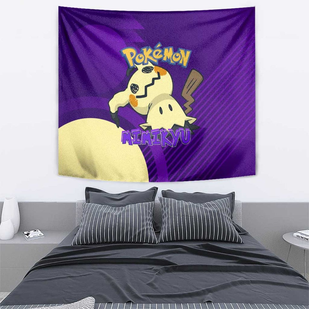 Mimikyu Poké Tapestry Spooky Scribble Shadow Style TS04 Mimikyu Poké Tapestry Spooky Scribble Shadow Style TS04