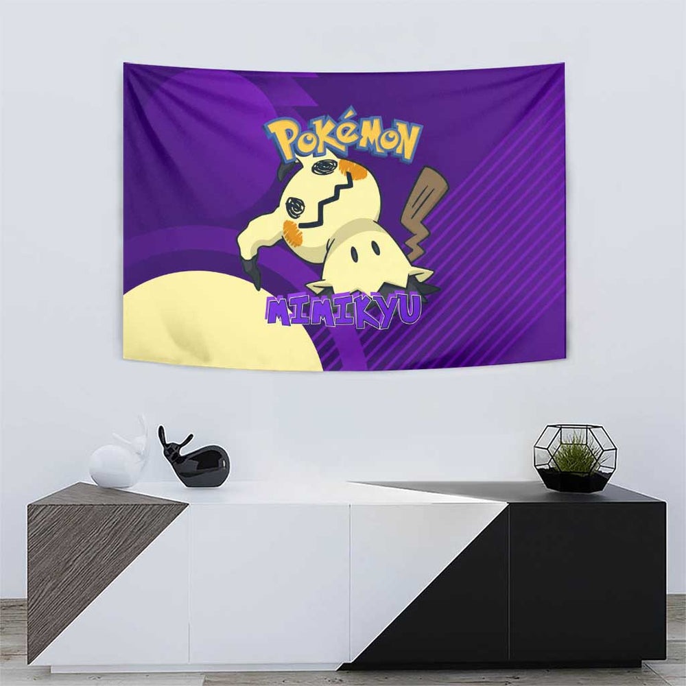 Mimikyu Poké Tapestry Spooky Scribble Shadow Style TS04 Mimikyu Poké Tapestry Spooky Scribble Shadow Style TS04