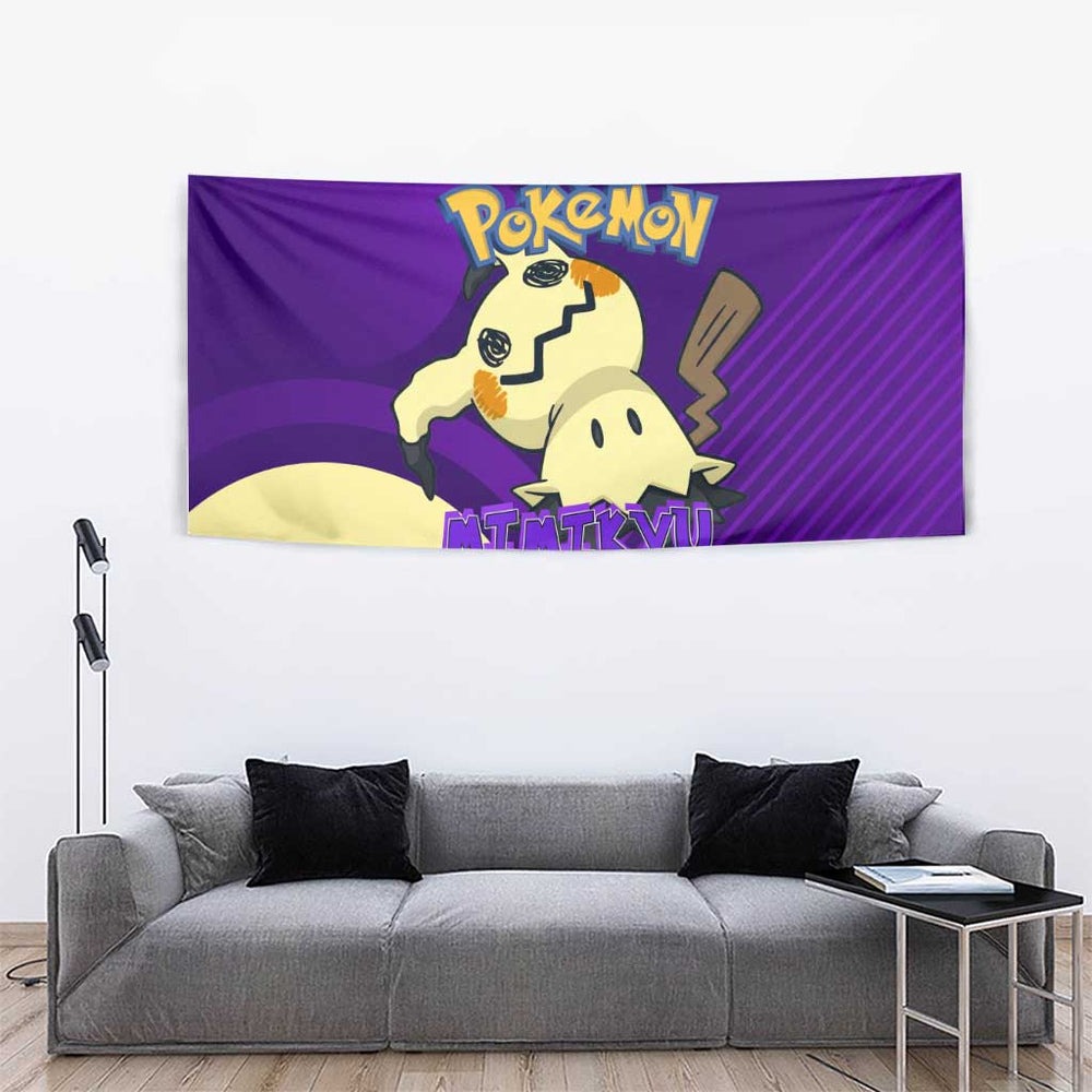 Mimikyu Poké Tapestry Spooky Scribble Shadow Style TS04 Mimikyu Poké Tapestry Spooky Scribble Shadow Style TS04