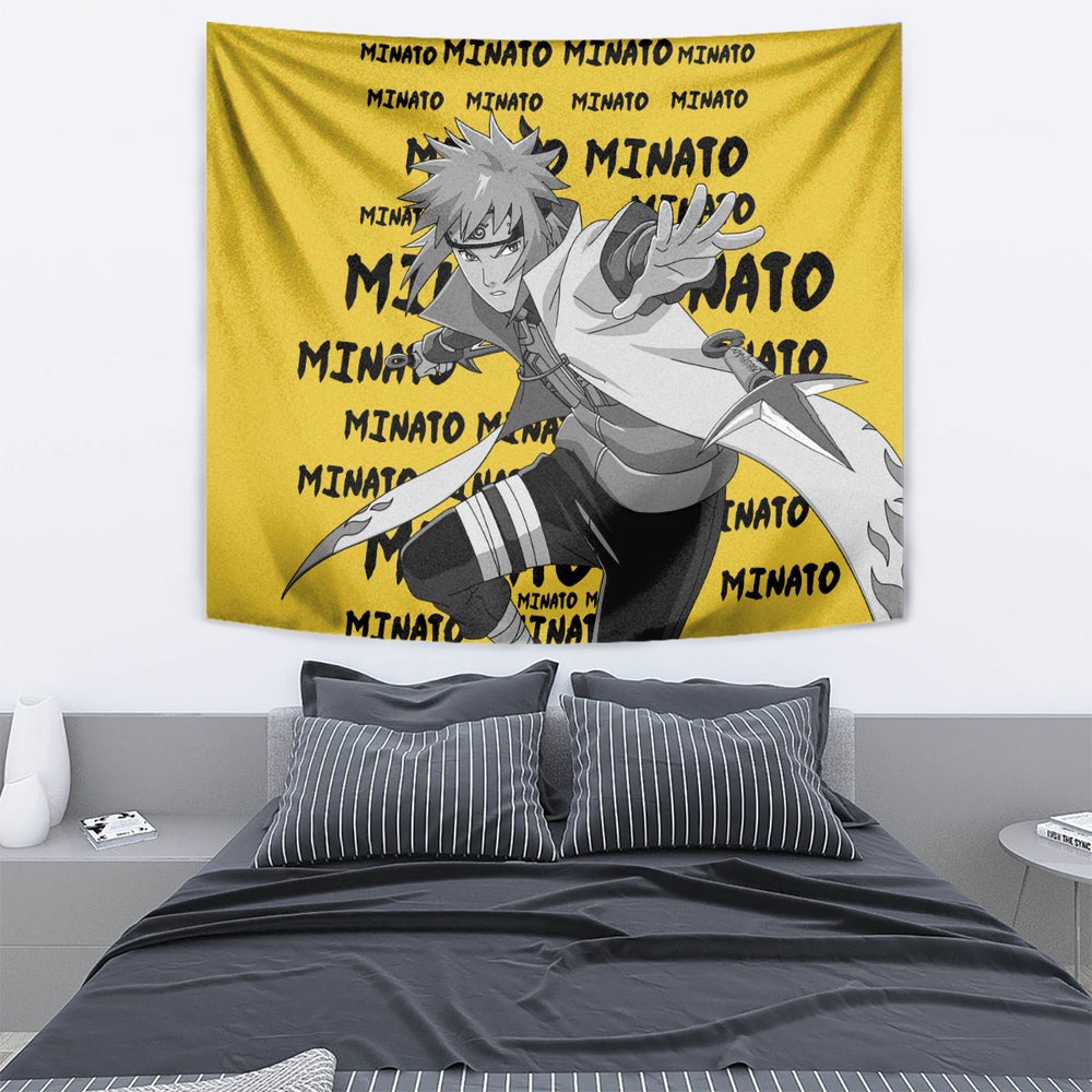 Minato Namikaze - Anime Style Manga Tapestry TS04 Minato Namikaze - Anime Style Manga Tapestry TS04