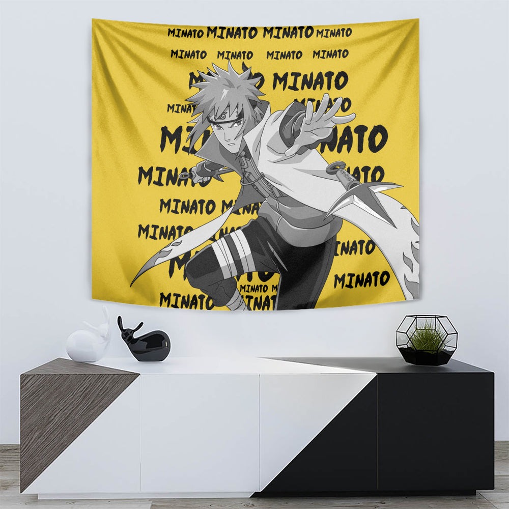 Minato Namikaze - Anime Style Manga Tapestry TS04 Minato Namikaze - Anime Style Manga Tapestry TS04