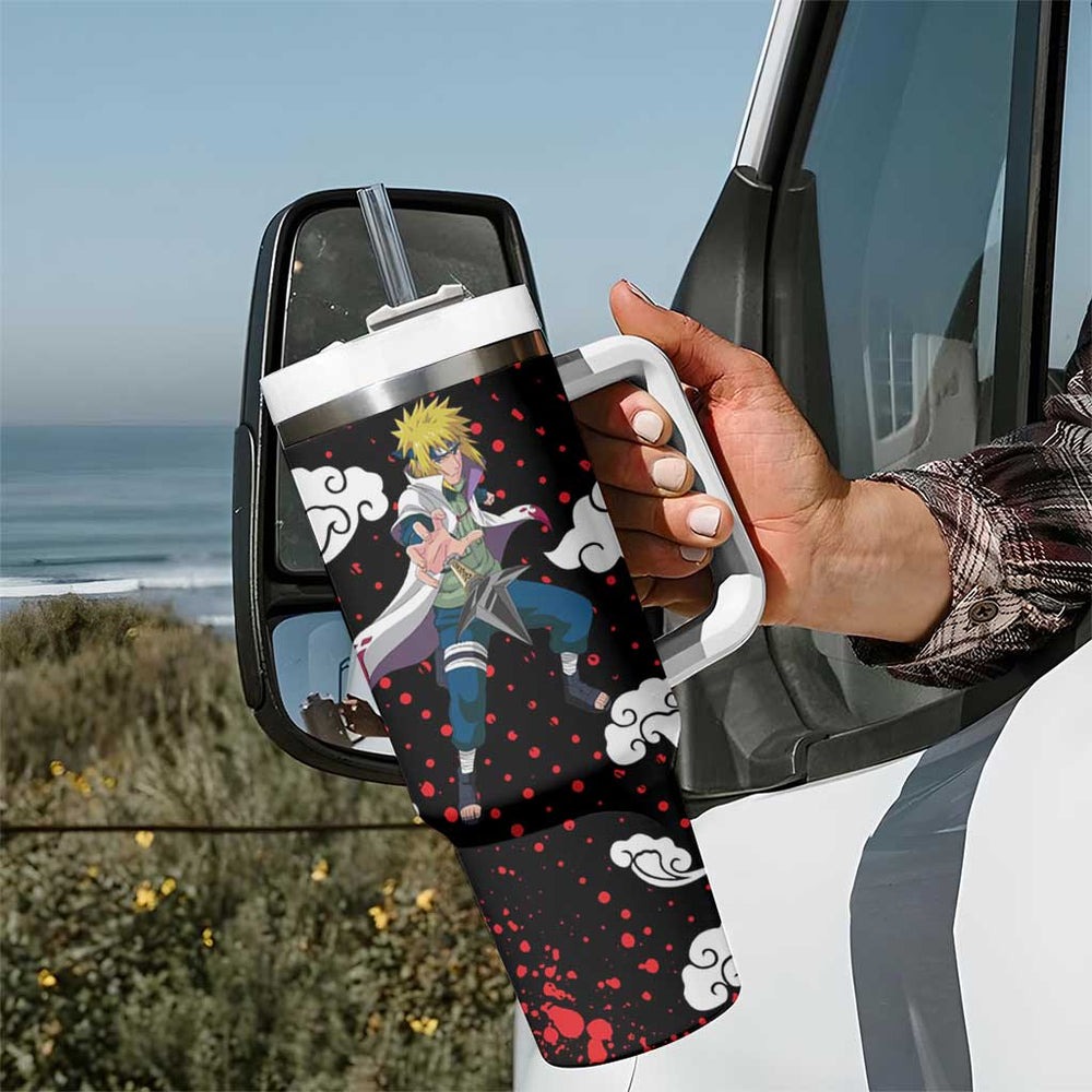 Minato Namikaze - Naruto Tumbler With Handle Anime Mix Manga Style TS04 Minato Namikaze - Naruto Tumbler With Handle Anime Mix Manga Style TS04