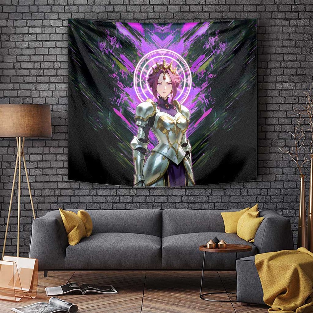 Mirellia Q Melromarc The Rising of the Shield Hero Tumbler With Handle with Queen Armor and Magical Emblem Background TS04 Mirellia Q Melromarc The Rising of the Shield Hero Tumbler With Handle with Queen Armor and Magical Emblem Background TS04
