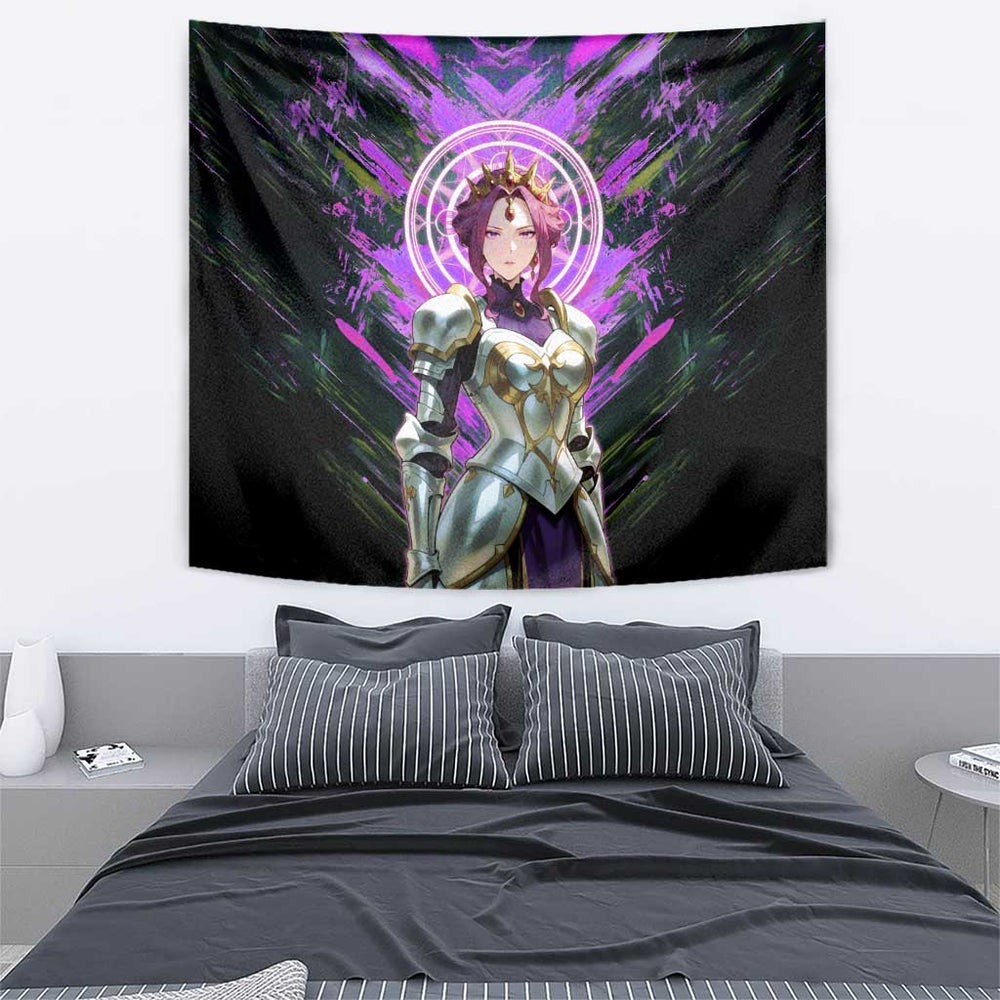 Mirellia Q Melromarc The Rising of the Shield Hero Tumbler With Handle with Queen Armor and Magical Emblem Background TS04 Mirellia Q Melromarc The Rising of the Shield Hero Tumbler With Handle with Queen Armor and Magical Emblem Background TS04