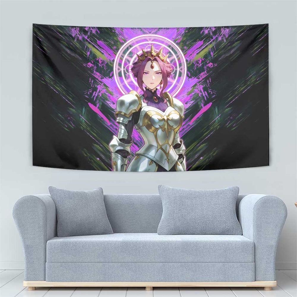 Mirellia Q Melromarc The Rising of the Shield Hero Tumbler With Handle with Queen Armor and Magical Emblem Background TS04 Mirellia Q Melromarc The Rising of the Shield Hero Tumbler With Handle with Queen Armor and Magical Emblem Background TS04
