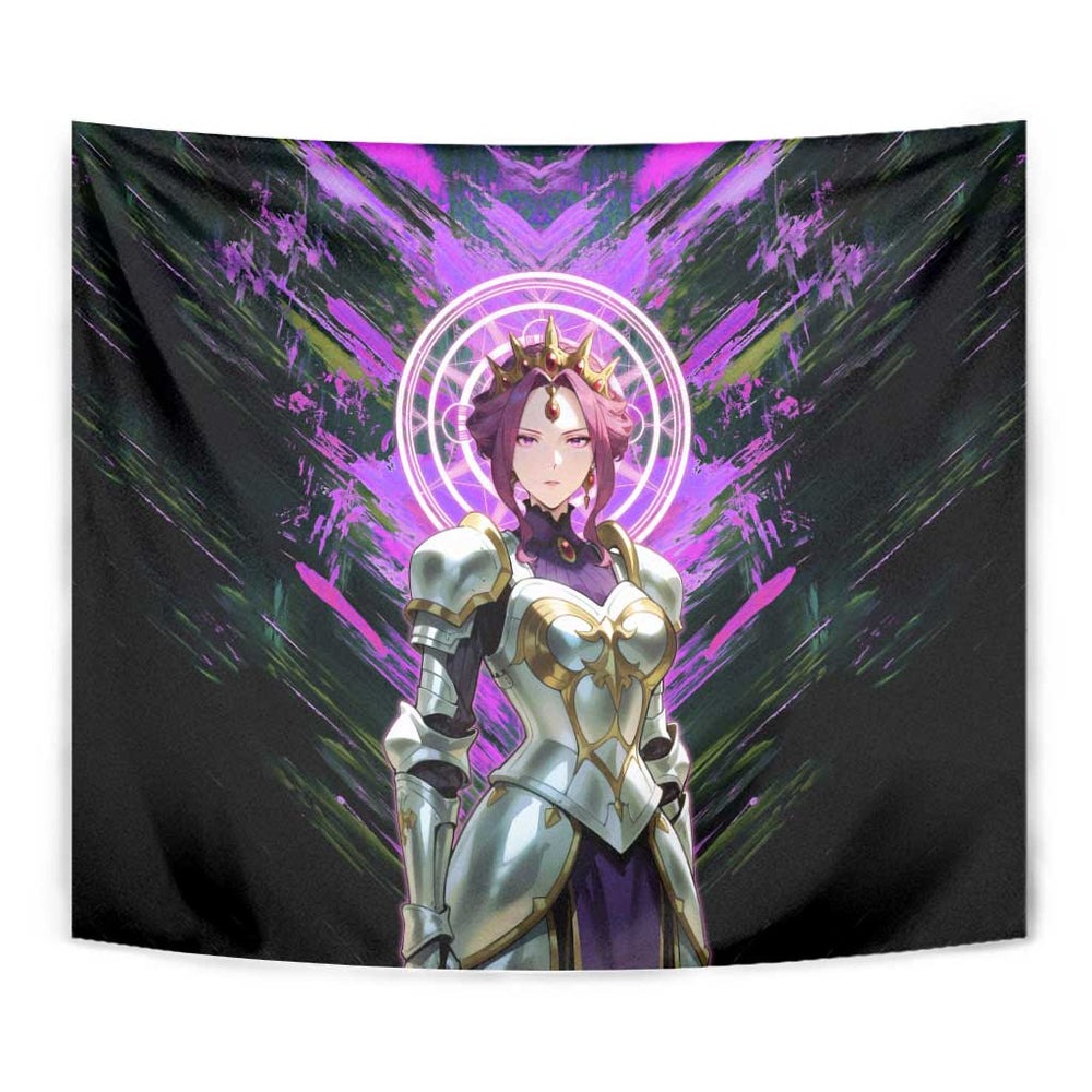 Mirellia Q Melromarc The Rising of the Shield Hero Tumbler With Handle with Queen Armor and Magical Emblem Background TS04 Mirellia Q Melromarc The Rising of the Shield Hero Tumbler With Handle with Queen Armor and Magical Emblem Background TS04