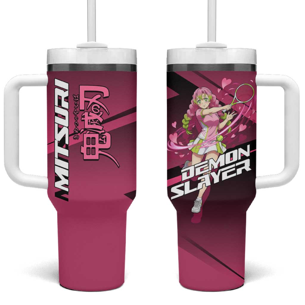 Mitsuri Kanroji Love Volley Tumbler With Handle Sporty Anime Mashup Style TS04