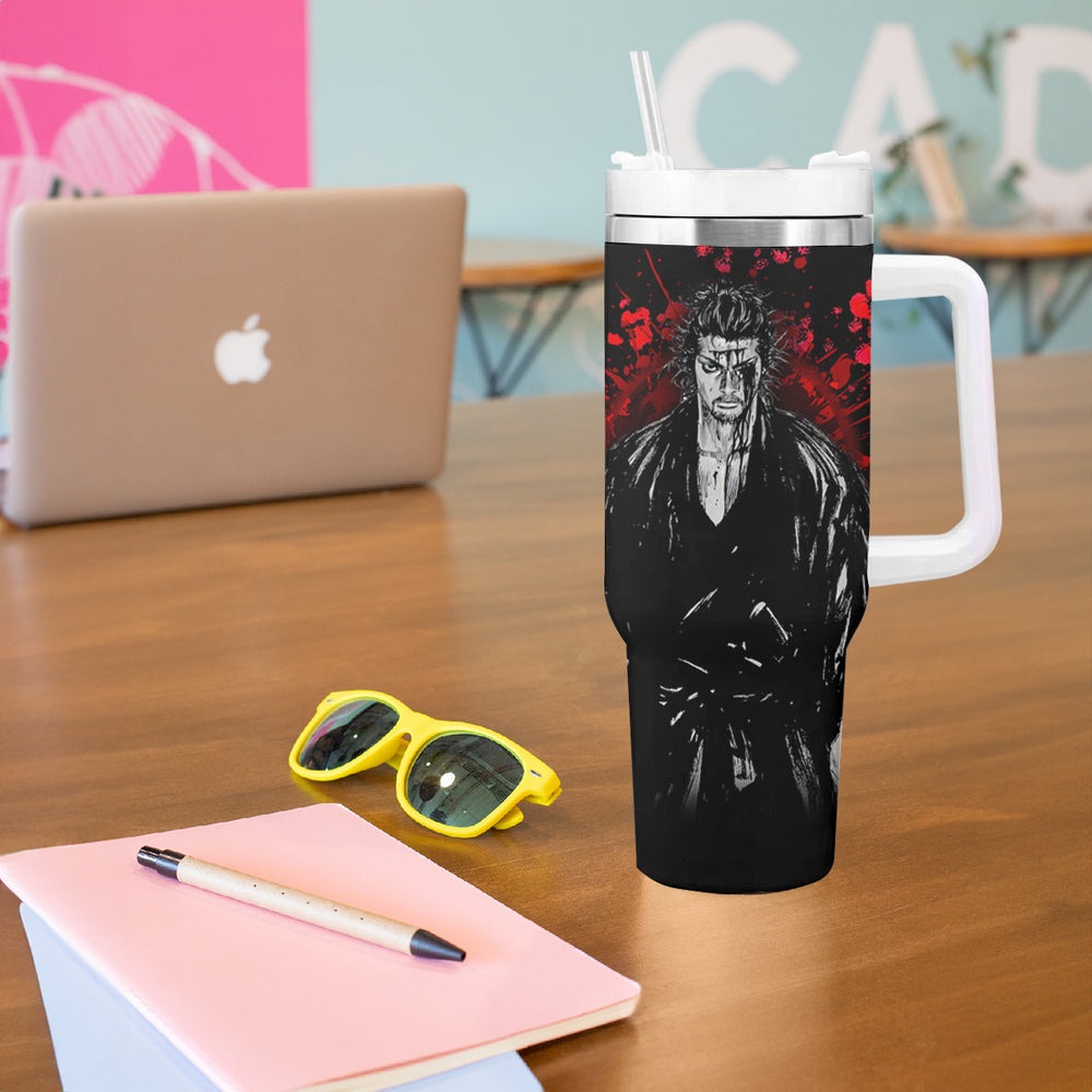 Miyamoto Musashi Tumbler With Handle TS04 Miyamoto Musashi Tumbler With Handle TS04