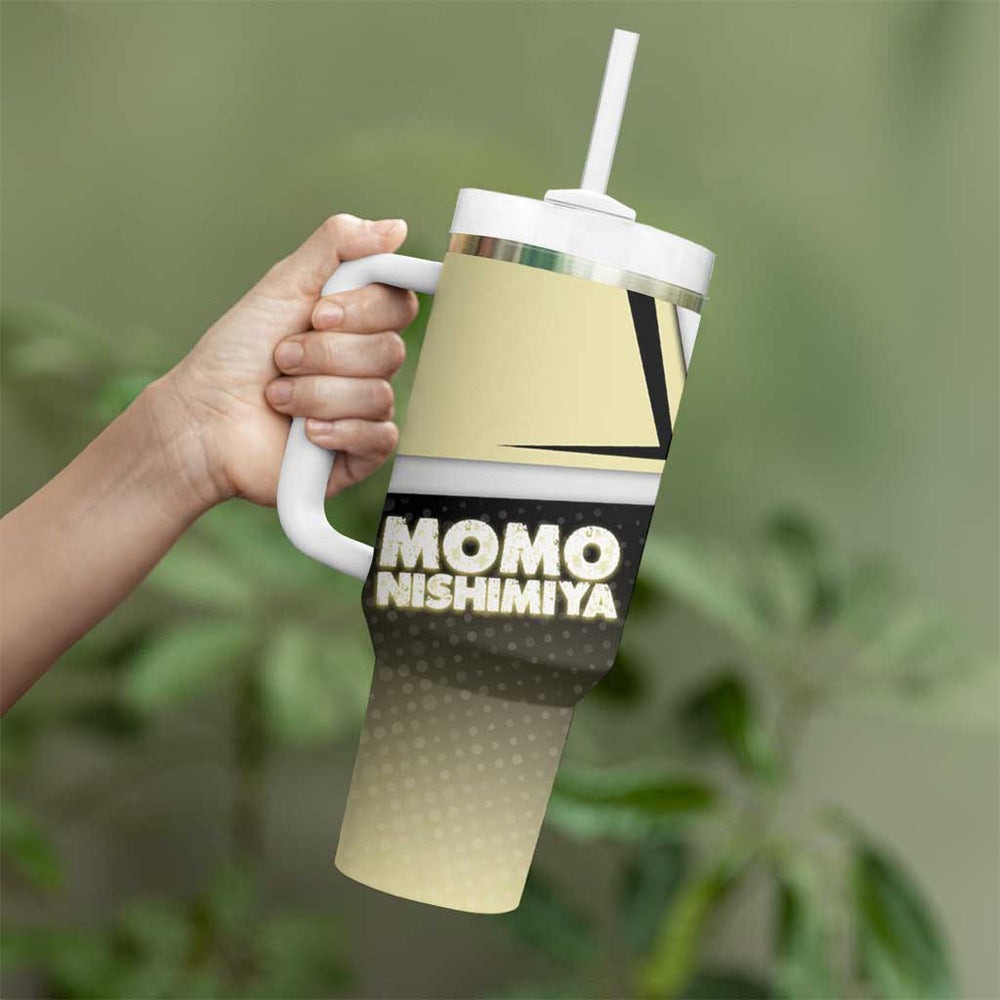 Momo Nishimiya Tumbler With Handle Soft Pastel Anime Style TS04 Momo Nishimiya Tumbler With Handle Soft Pastel Anime Style TS04