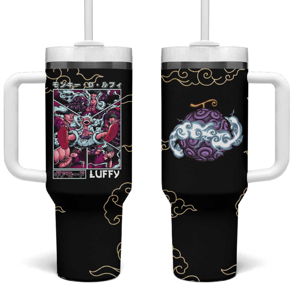 Monkey D. Luffy Gear 5th V4 One Piece Tumbler With Handle Anime Style TS04
