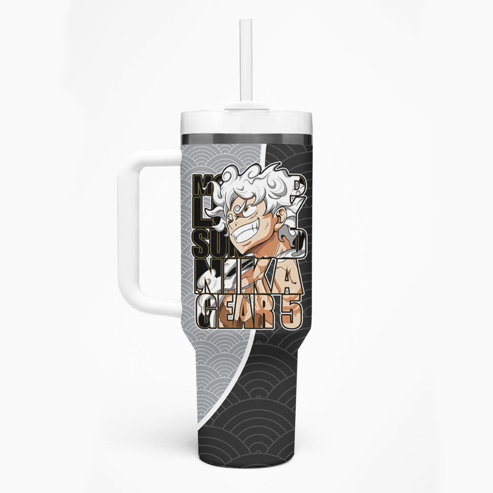 Monkey D Luffy Nika Gear 5 - One Piece Tumbler With Handle Japan Anime Style TS04 Monkey D Luffy Nika Gear 5 - One Piece Tumbler With Handle Japan Anime Style TS04