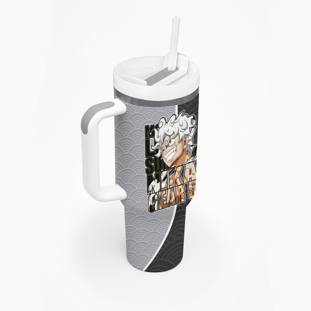 Monkey D Luffy Nika Gear 5 - One Piece Tumbler With Handle Japan Anime Style TS04 Monkey D Luffy Nika Gear 5 - One Piece Tumbler With Handle Japan Anime Style TS04