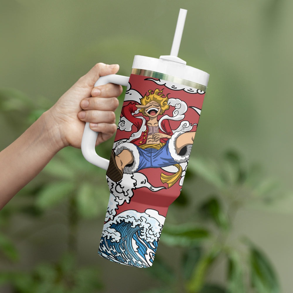 Monkey D. Luffy Tumbler With Handle One Piece Gear 5 Awakeni Monkey D. Luffy Tumbler With Handle One Piece Gear 5 Awakeni