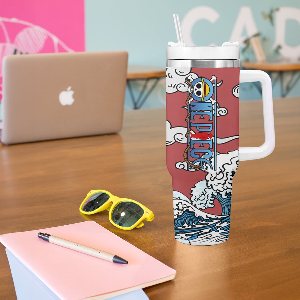 Monkey D. Luffy Tumbler With Handle One Piece Gear 5 Awakeni Monkey D. Luffy Tumbler With Handle One Piece Gear 5 Awakeni