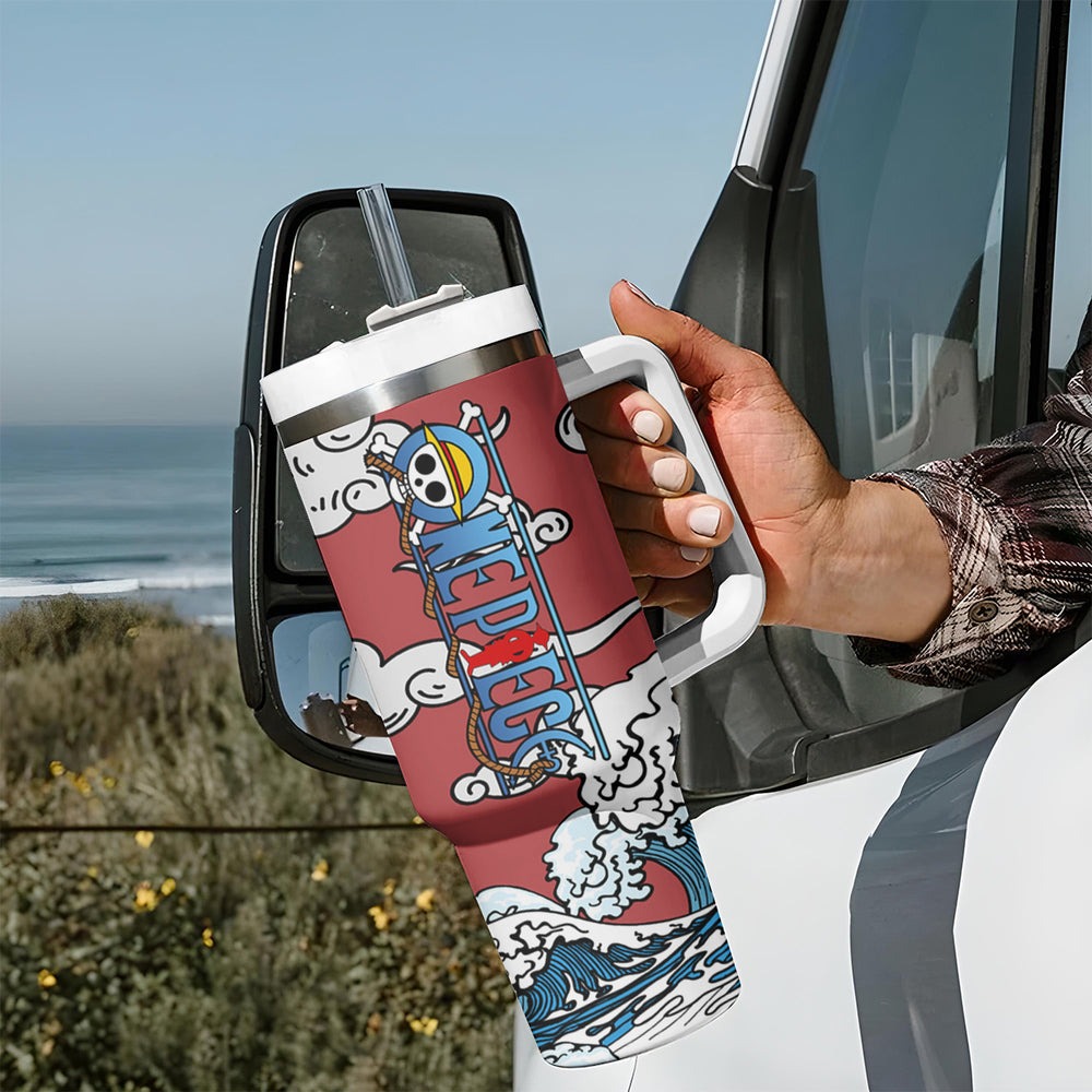 Monkey D. Luffy Tumbler With Handle One Piece Gear 5 Awakeni Monkey D. Luffy Tumbler With Handle One Piece Gear 5 Awakeni