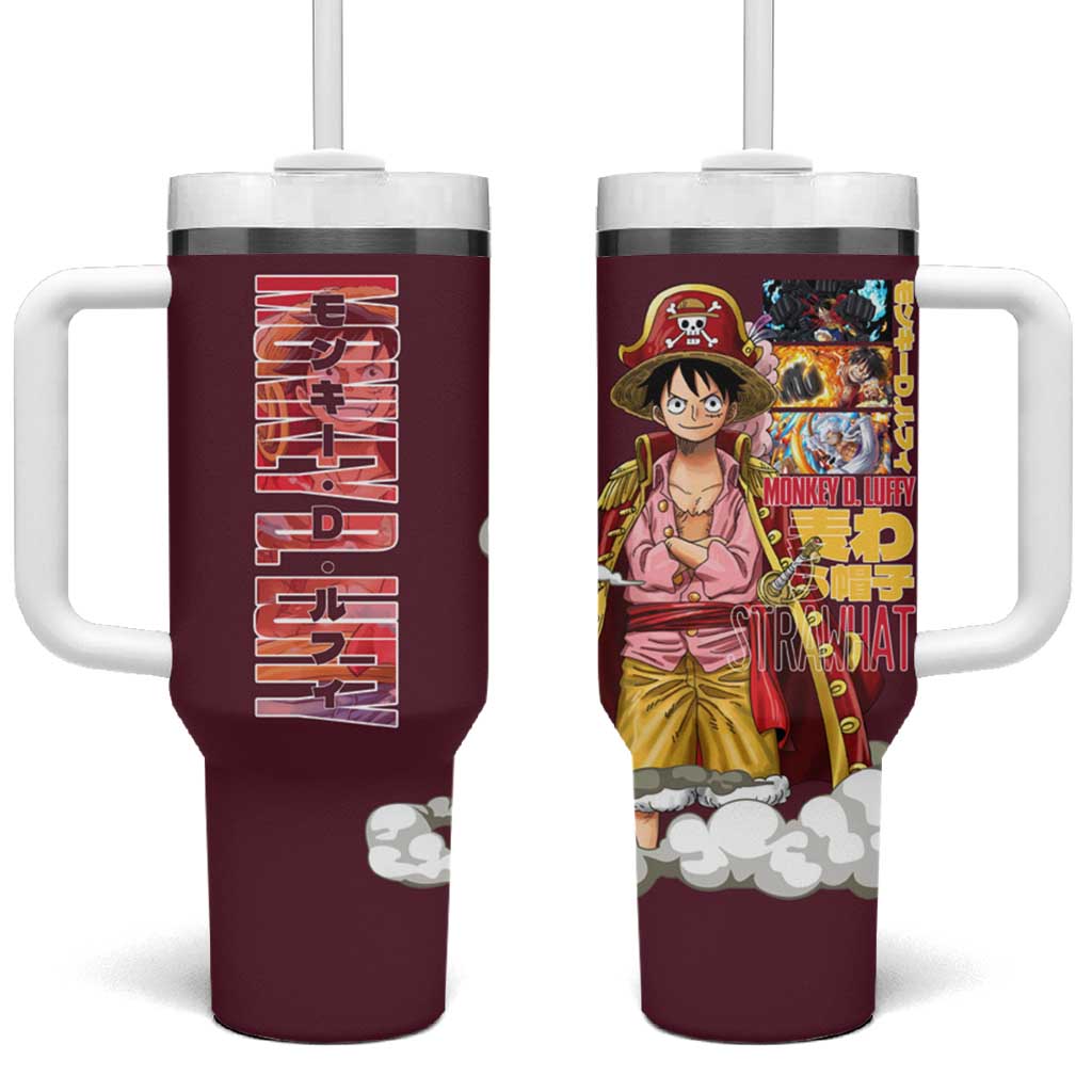 Monkey D. Luffy V3 One Piece Tumbler With Handle Anime Style TS04