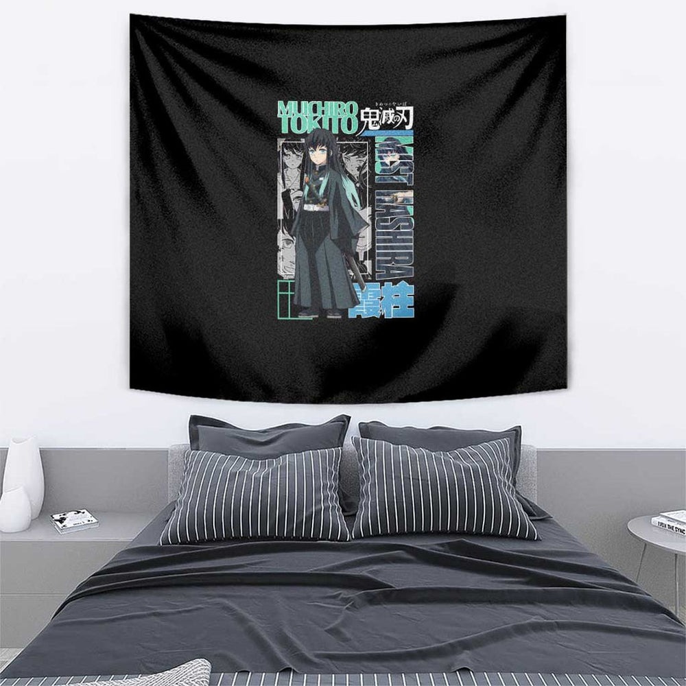 Muichiro Tokito - Kimesu No Yaiba Tapestry Anime Japan Style TS04 Muichiro Tokito - Kimesu No Yaiba Tapestry Anime Japan Style TS04
