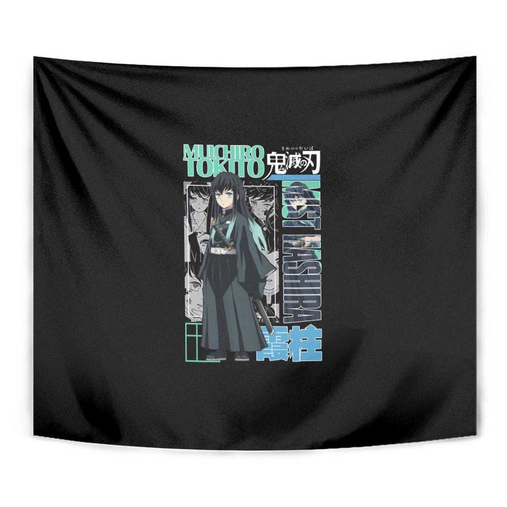 Muichiro Tokito - Kimesu No Yaiba Tapestry Anime Japan Style TS04 Muichiro Tokito - Kimesu No Yaiba Tapestry Anime Japan Style TS04