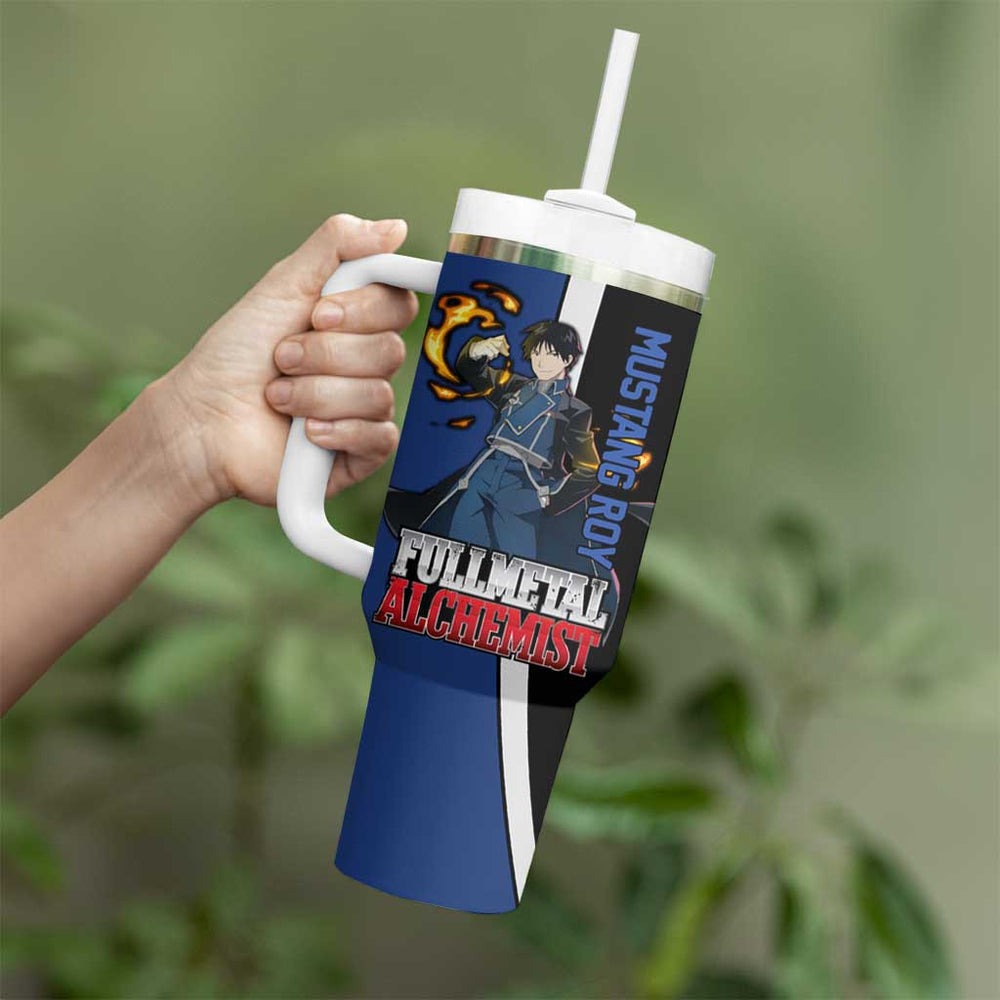 Mustang Roy - Fullmetal Alchemist Tumbler With Handle Anime Style TS04 Mustang Roy - Fullmetal Alchemist Tumbler With Handle Anime Style TS04