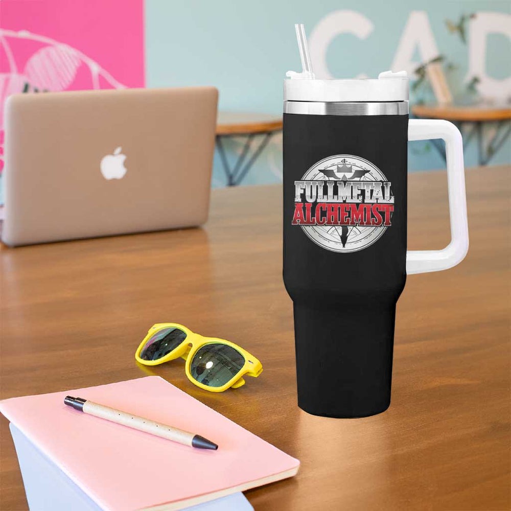 Mustang Roy - Fullmetal Alchemist Tumbler With Handle Anime Style TS04 Mustang Roy - Fullmetal Alchemist Tumbler With Handle Anime Style TS04