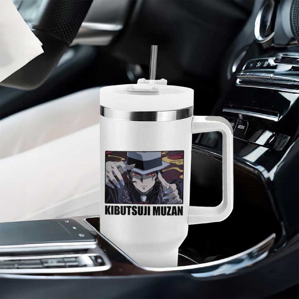 Muzan Kibutsuji Demon Slayer Tumbler With Handle Anime Mix Manga Style TS04 Muzan Kibutsuji Demon Slayer Tumbler With Handle Anime Mix Manga Style TS04