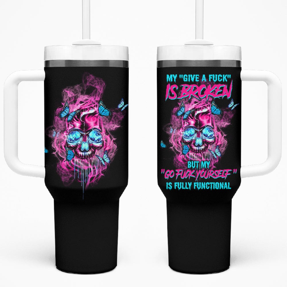 My Give A F Is Broken Reaper Tumbler With Handle TS04 My Give A F Is Broken Reaper Tumbler With Handle TS04