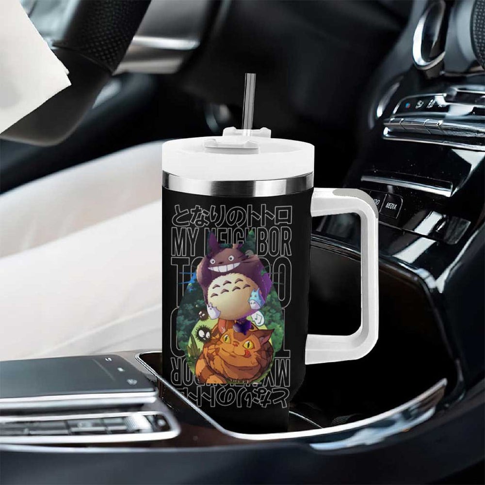 My Neighbor Totoro Studio Ghibli Tumbler With Handle Anime Style TS04 My Neighbor Totoro Studio Ghibli Tumbler With Handle Anime Style TS04