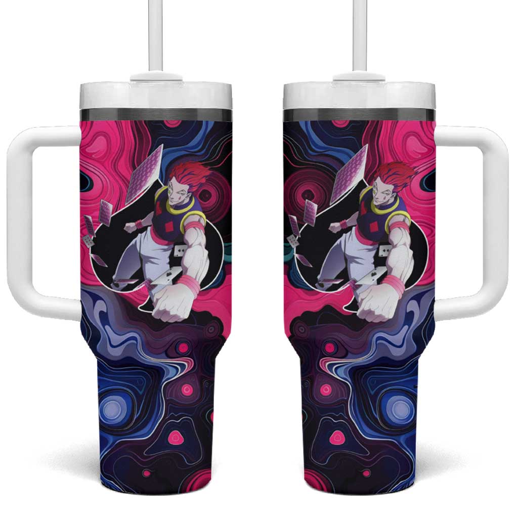 Mystic Faces Hisoka Hunter X Hunter Tumbler With Handle Anime Mix Hippie Style TS04
