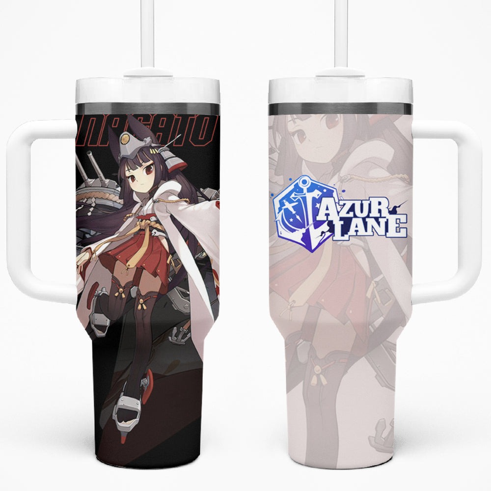 Nagato - Azur Lane Tumbler With Handle Anime Game Style TS04 Nagato - Azur Lane Tumbler With Handle Anime Game Style TS04