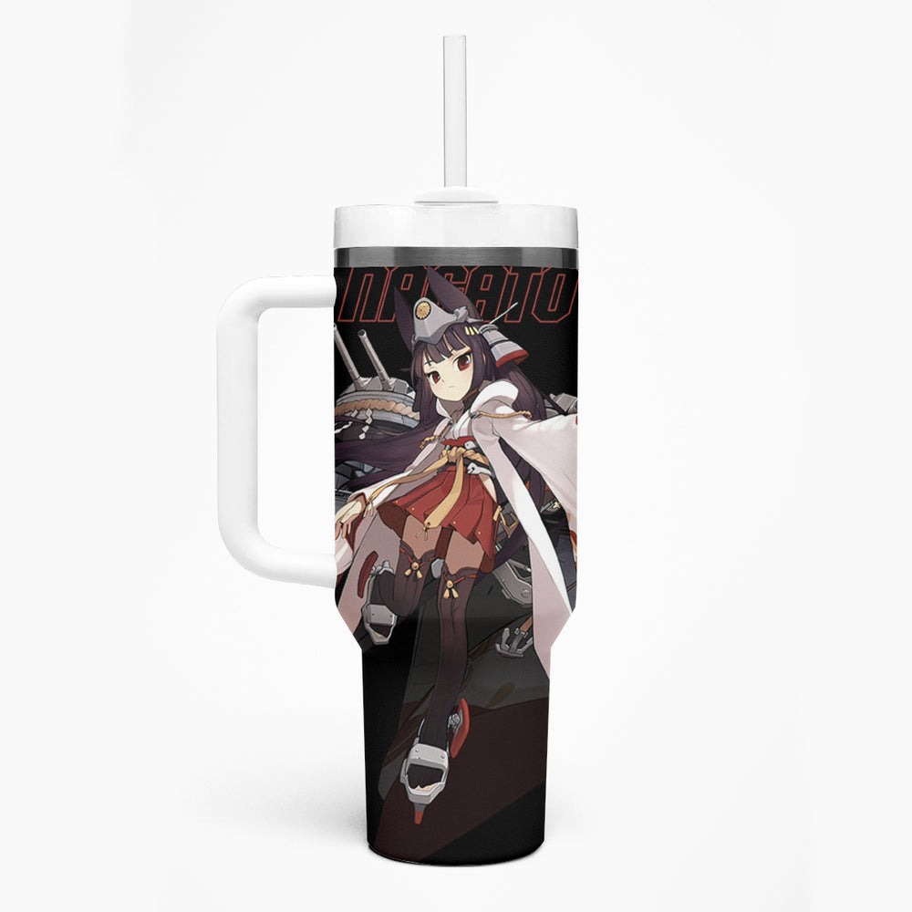 Nagato - Azur Lane Tumbler With Handle Anime Game Style TS04 Nagato - Azur Lane Tumbler With Handle Anime Game Style TS04