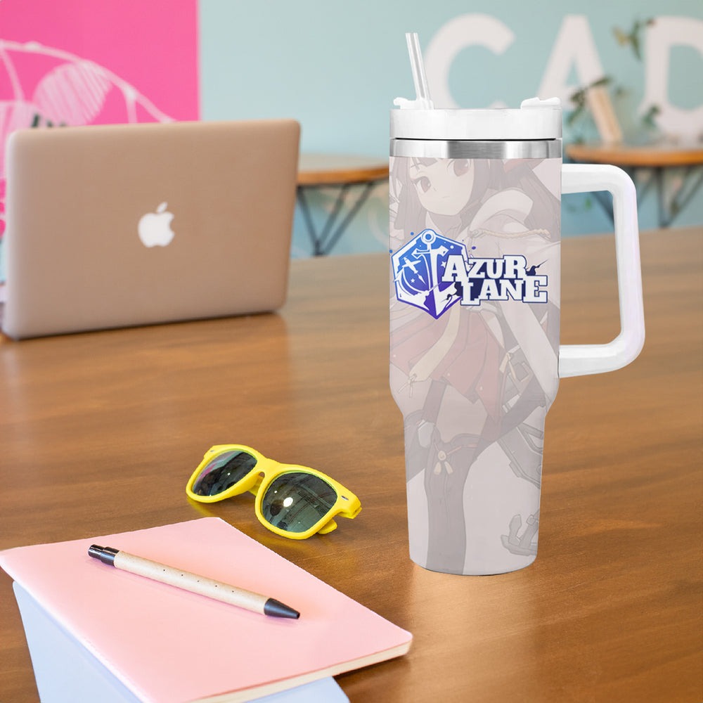 Nagato - Azur Lane Tumbler With Handle Anime Game Style TS04 Nagato - Azur Lane Tumbler With Handle Anime Game Style TS04