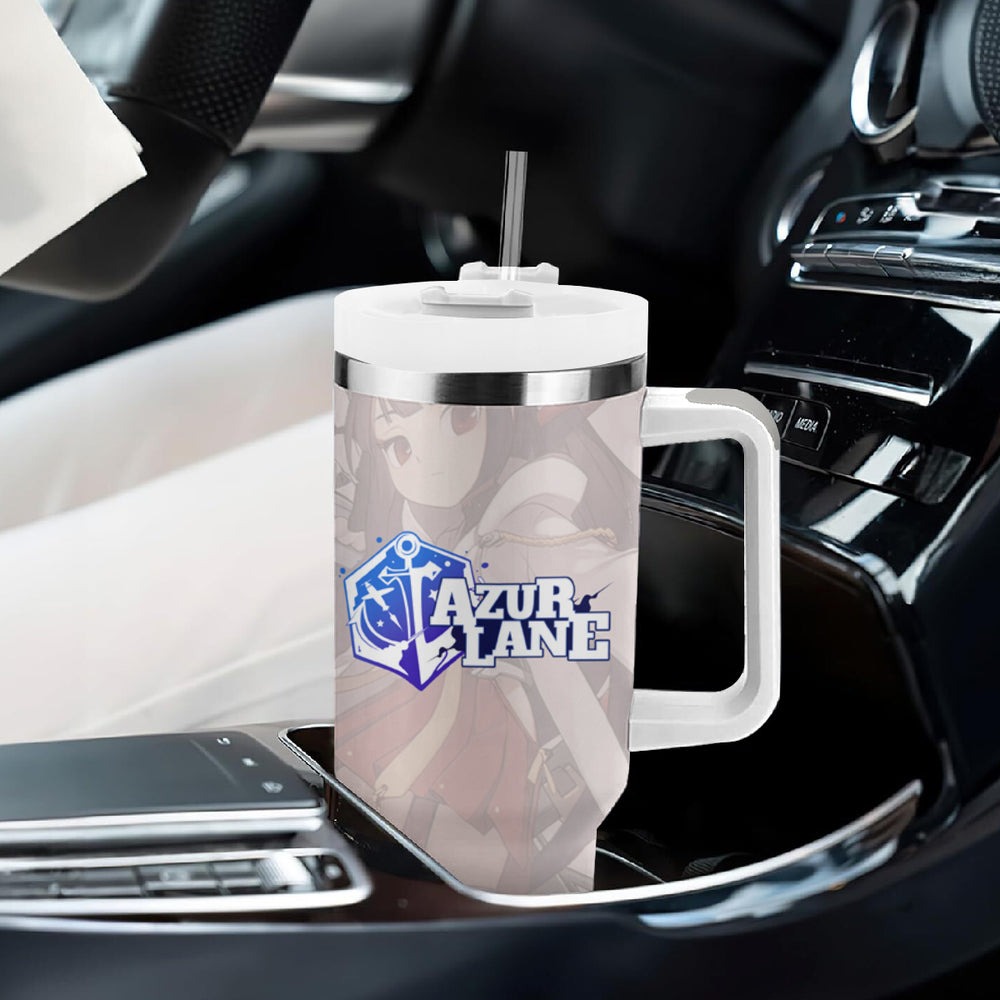 Nagato - Azur Lane Tumbler With Handle Anime Game Style TS04 Nagato - Azur Lane Tumbler With Handle Anime Game Style TS04