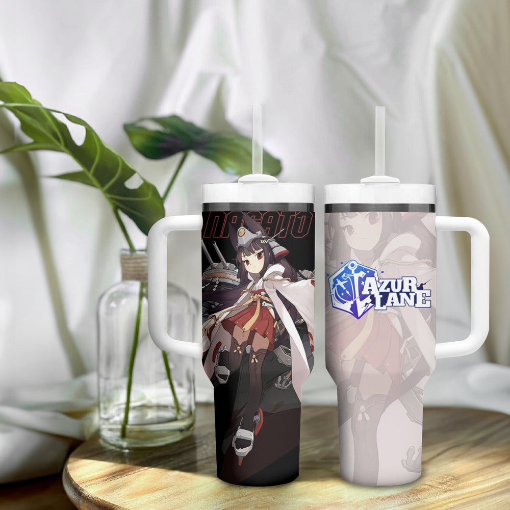 Nagato - Azur Lane Tumbler With Handle Anime Game Style TS04 Nagato - Azur Lane Tumbler With Handle Anime Game Style TS04