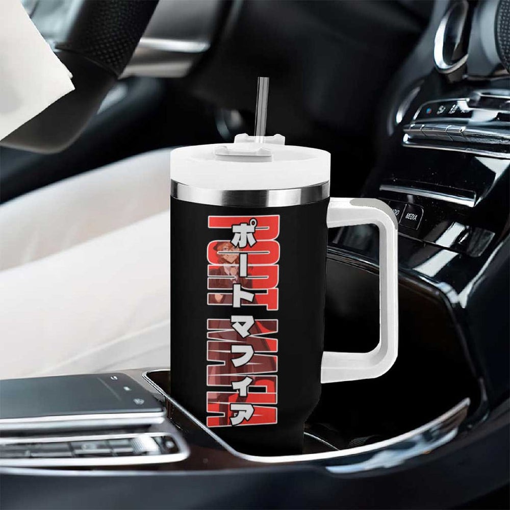 Nakahara Chuuya Bungou Stray Dogs Tumbler With Handle Anime Style TS04 Nakahara Chuuya Bungou Stray Dogs Tumbler With Handle Anime Style TS04