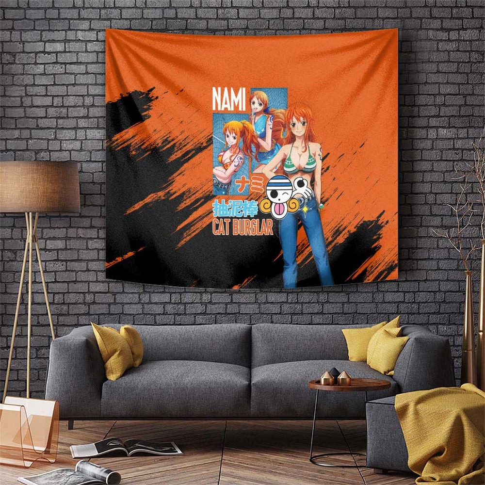 Nami V2 One Piece Tapestry Anime Style TS04 Nami V2 One Piece Tapestry Anime Style TS04
