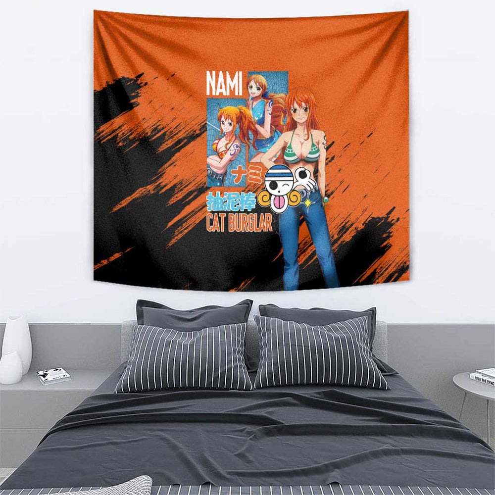 Nami V2 One Piece Tapestry Anime Style TS04 Nami V2 One Piece Tapestry Anime Style TS04